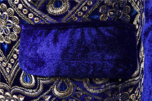 Blazer Embroidery Velvet men's jacket